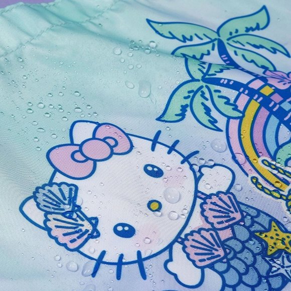 *** SOLD *** Hello Kitty Mermaid Graphic Ombre Shopping Tote Bag - Picture 6 of 8